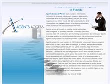 Tablet Screenshot of agents-access.com